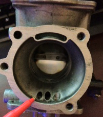 Idle circuit air intake passage